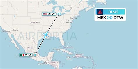 dal645|DL645 Flight Status Delta Air Lines: Mexico City to Detroit (DAL645).